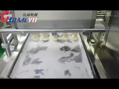 เครื่องฝากเค้กกระป๋องขนมขนมขนมขนมขนมขนมขนมขนมขนม 3KW สําหรับโรงงานอาหารว่าง